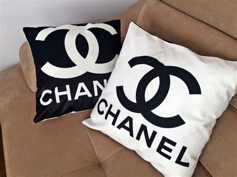 chanel sofa pillows|Chanel pillows for bed.